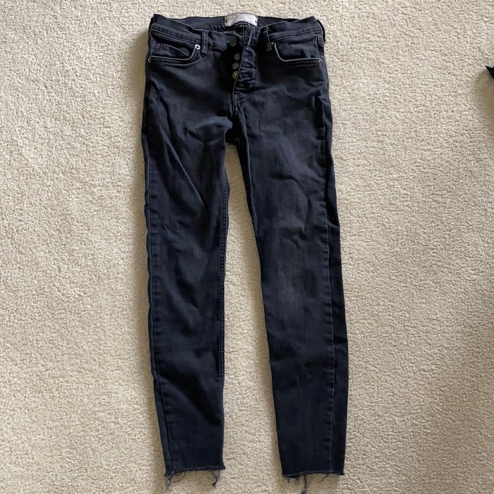 Black Free People Skinny Jeans